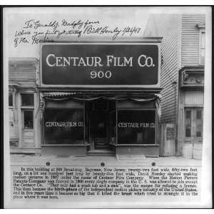  Centaur Film Company,900 Broadway,Bayonne,NJ,Hudson Co 