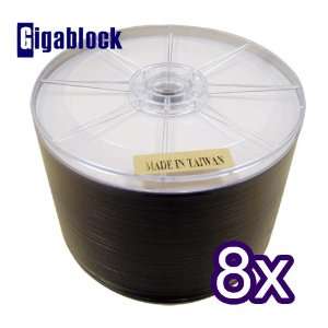  50pcs Gigablock DVD R 8x 4.7GB 120Min White Inkjet Hub 