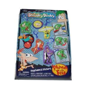  Shrinky Dinks Phineas and Ferb Keychains & Stickers Toys 