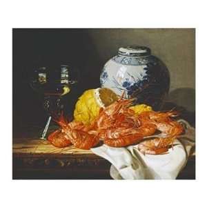  Edward Ladell   Shrimps, A Peeled Lemon, A Glass Of Wine 
