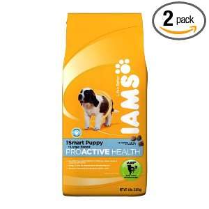 Iams Proactive Health Smart Puppy Large Breed, 8 Pound Bags (Pack of 2 