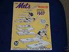 1967 NEW YORK METS OFFICIAL YEARBOOK 2nd REVISED