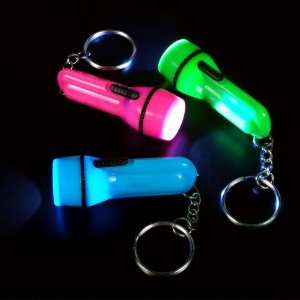  Plastic Flashlight Key Chains (1 dz) Toys & Games