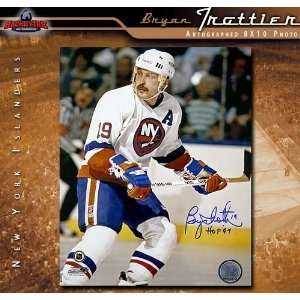  Bryan Trottier Autographed/Hand Signed New York Islanders 