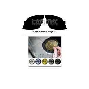   06 10) Fog Light Vinyl Film Covers by LAMIN X Gun Smoked Automotive