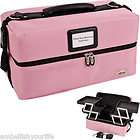 PROFESSIONAL Rolling STUDIO MAKEUP CASE With LIGHTS Black  