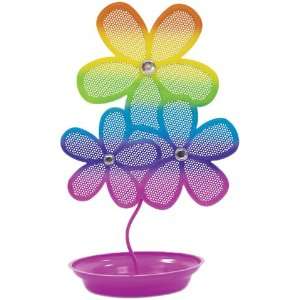 Molly N Me Rainbow Triple Flower Jewelry Holder Toys 