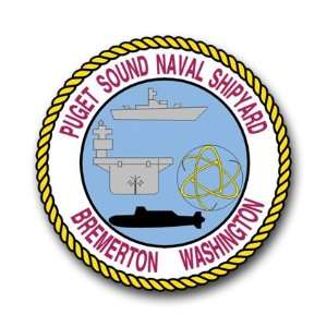  US Navy Puget Sound Shipyard Decal Sticker 5.5 