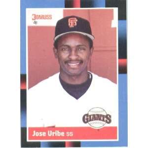  1988 Donruss # 559 Jose Uribe San Francisco Giants 
