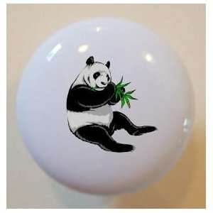    Panda Bear Ceramic Cabinet Drawer Pull Knob 