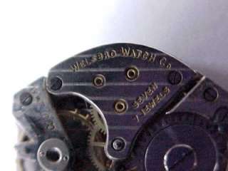 1930s Ladies Gold Filled Watch WELSBRO 7 Jewel  