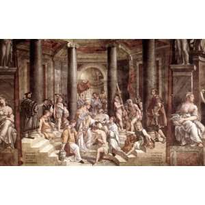   Mounted Print Raphael The Baptism of Constantine