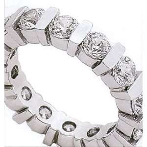  5.40 cts DIAMONDS eternity wedding band ring jewelry 