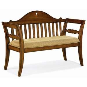 Shenandoah Valley Hall Bench In Distressed Cherry