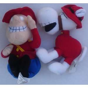  Dudley Do Right & Horse Plush Part Of Rocky & Bullwinkle 