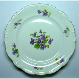  Violetta 10 inch Dinner Plate with gold trim Everything 