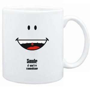 Mug White  Smile if youre convulsive  Adjetives  Sports 