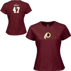Reebok Washington Redskins Womens Chris Cooley Name & Number T Shirt