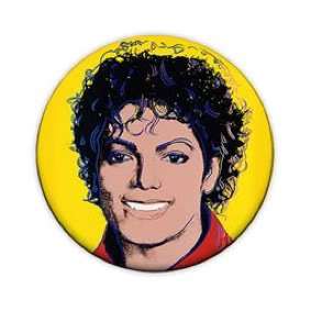Michael Jackson 1 Pin Button Badge (Warhol Pop Art)  