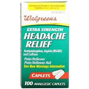   Extra Strength Headache Relief Analgesic Caplets 