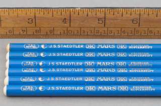 Old J.S.Staedtler Mars 754 Mittel pencils MINT  