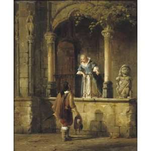 Hand Made Oil Reproduction   Cornelis Springer   32 x 40 inches   An 