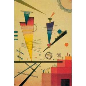  Wassily Kandinsky 28W by 39H  Structure Joyeuse CANVAS 