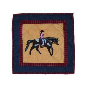  Patch Magic Shadow Rider   Red Toss Pillow, 16 Inch by 16 