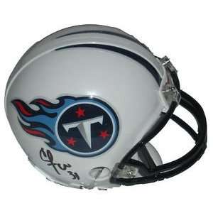  Cortland Finnegan Signed Tennessee Titans Mini Helmet 