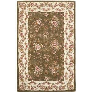 MER Rugs Charlemagne Coordinates 8609 Green Floral   5 x 