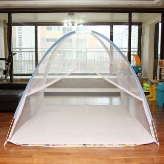 White Portable Folding Mosquito Net Tent Canopy 5 Sizes  