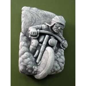  Custom Made   Hand Cast Stone History Of Motorcyles, Biker 