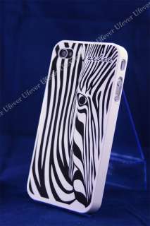New Cool Wild Pattern Zebra Hard Cover iPhone 4 4G/ 4S Case  