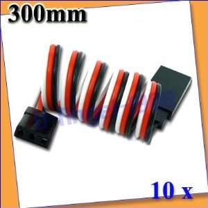 50x 300mm servo y extension wire cable for futaba jr Toys 