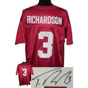  Trent Richardson Autographed/Hand Signed Alabama Crimson 