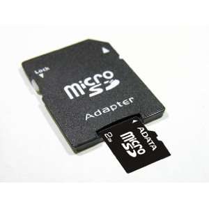  A Data 2GB MicroSD Crad with SD Adaptor in Retail Package 