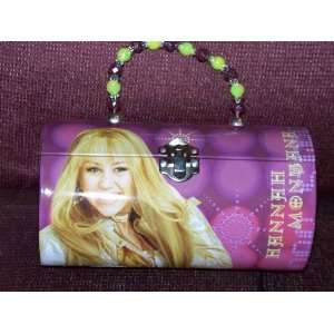    Hannah Montana Roll Tin Purse Lunch Box Pocketbook 