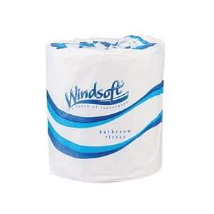  WINDSOFT Facial Quality Bath Tissue, White, 1 Ply, 4.5 in 