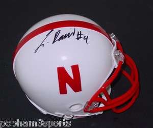   DAVID Signed/Autographed NEBRASKA CORNHUSKERS Mini Helmet w/COA  
