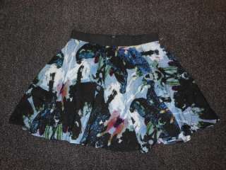 NWT JACK BB DAKOTA Anthropologie Searls Skirt exposed rear zip Mini S 