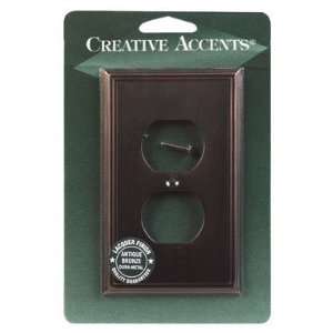  3 each Creative Accents Antique Brass Wall Plate (3108AZ 
