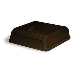  Brown Continental 17 Square Top Swing Lid
