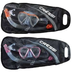 Cressi Sub LInce Mask and Gamma Snorkel Combo Set
