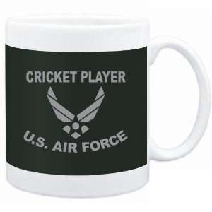 Mug Dark Green  Cricket Player   U.S. AIR FORCE  Sports  