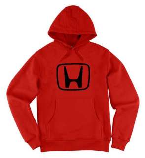 Honda Logo Red Hooded Sweatshirt Car Racing Hoodie Brand New  