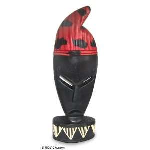  Ghanaian wood mask, Self Sacrifice for the Future