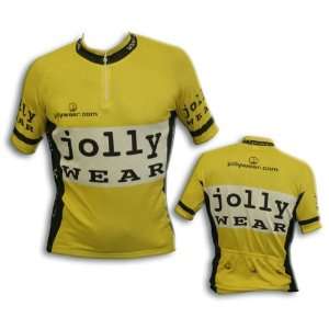  JOLLYWEAR Cycling Jersey Ð short sleeve (ÒVINTAGE yellow 