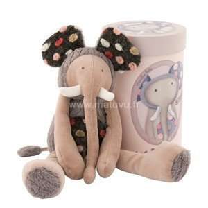  Moulin Roty Les Zazou Plush Doll, Elephant Baby