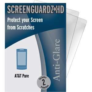   HD (Hard) Anti Glare Screen Protectors (Pack of 2) for AT&T HTC Pure