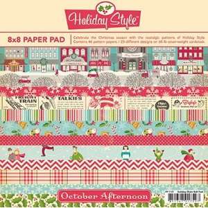  Holiday Style Collection 8X8 Paper Pad (October Afternoon 
